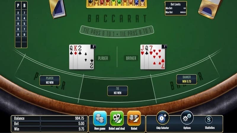 Luật gấp thếp là một cách chơi Baccarat cần chú ý áp dụng