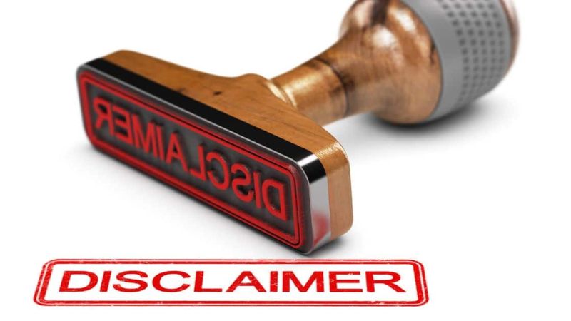 Các điều khoản miễn trừ trách nhiệm rất quan trọng