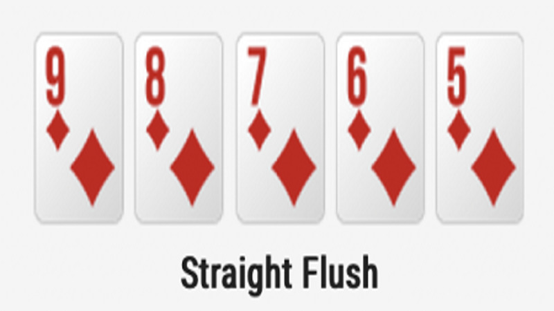 Sảnh thùng là bộ bài mạnh thứ hai trong Poker